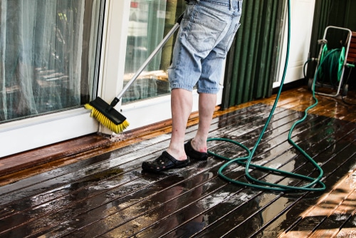 The Easiest Way to Clean Your Deck